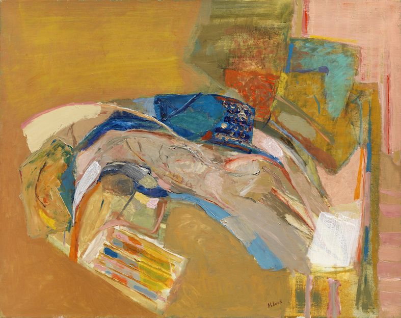 La sieste, huile sur toile, 73 x 92, 1982